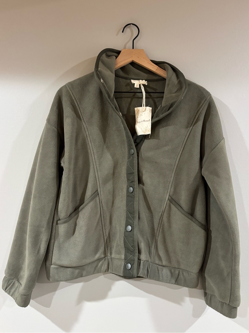 Hem & Thread green jacket size small